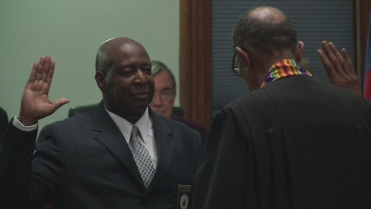 Brunswick swears in first AfricanAmerican mayor