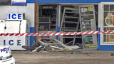 Man hurt when car smashes into store