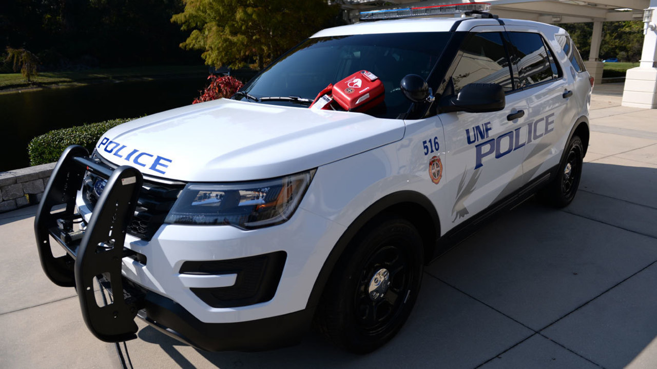 Florida Hospital Credit Union >> UNF receives police cruiser, AEDs from Firehouse Subs Florida Hospital Credit Union >> UNF receives police cruiser, AEDs from Firehouse Subs