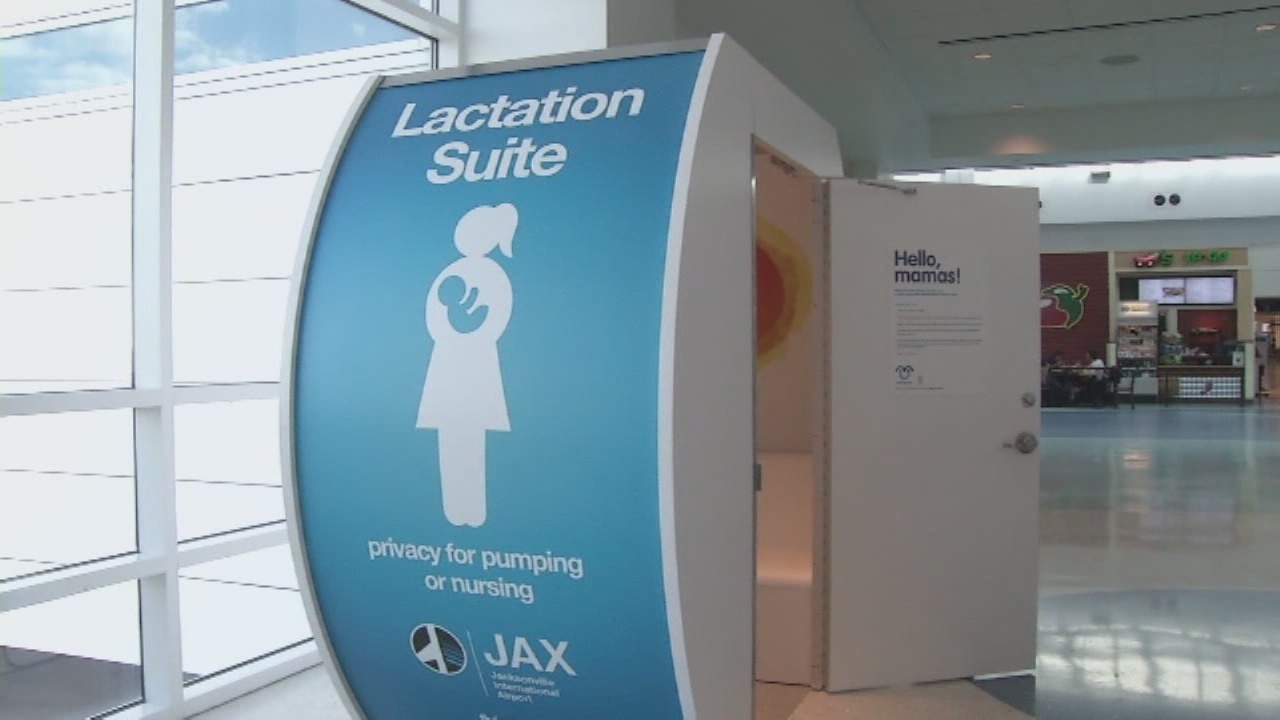 JAX airport installs nursing suite for breastfeeding moms