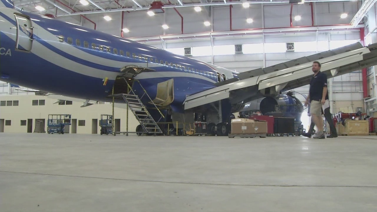 New hangar opens, brings 300 jobs to Cecil Airport