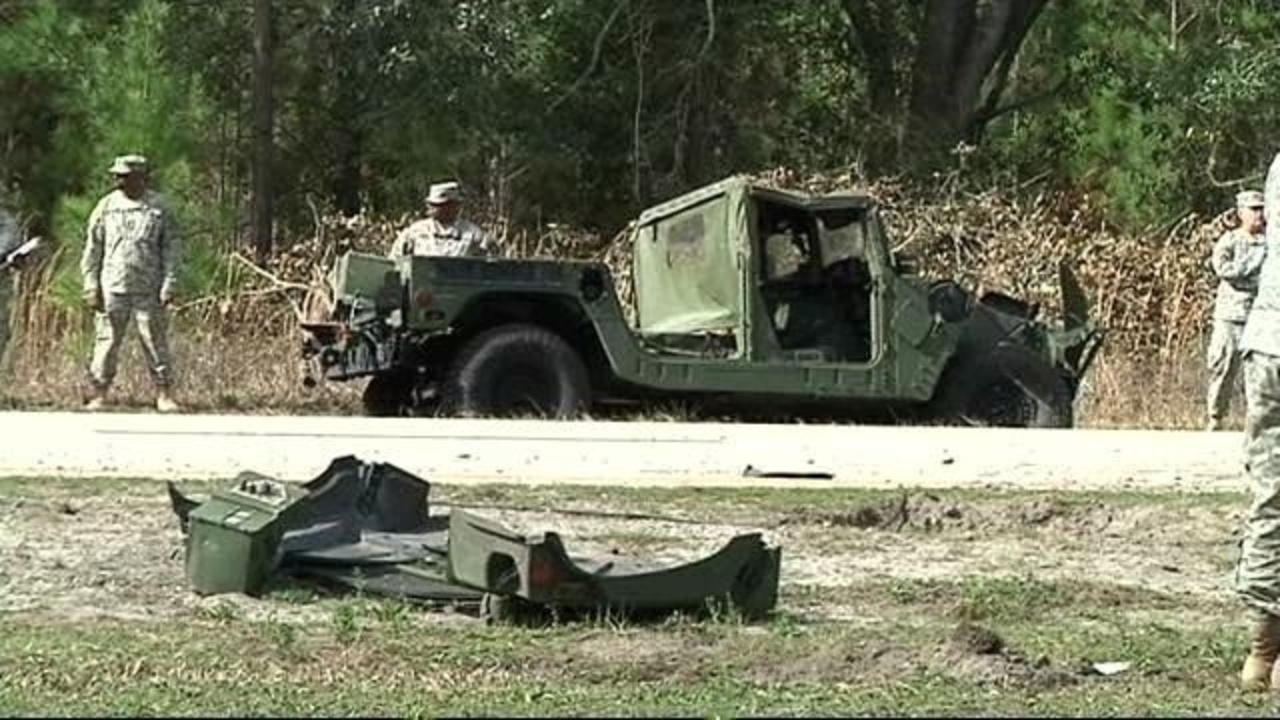 Soldier dies after military vehicle flips