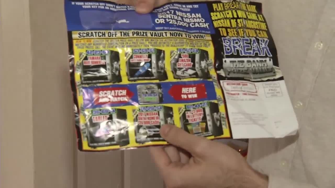 Did Scratch Off From St Augustine Car Dealership Go Too Far