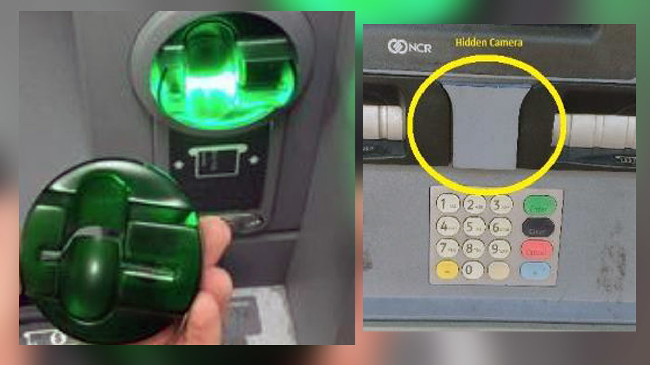 Police Skimmer, hidden camera found at Lake City ATM