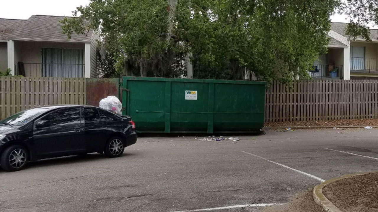 Trash finally picked up at Jacksonville condo complex