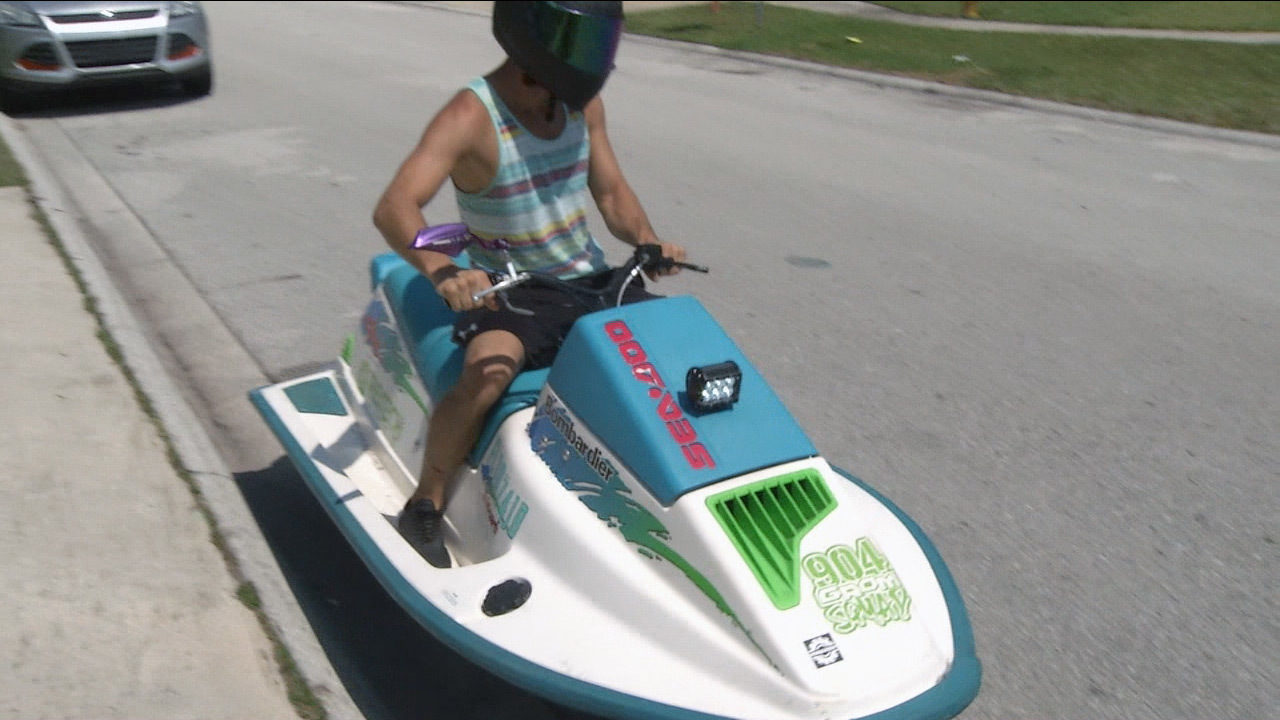 Meet the man behind the 'jet ski' scooter making waves on...