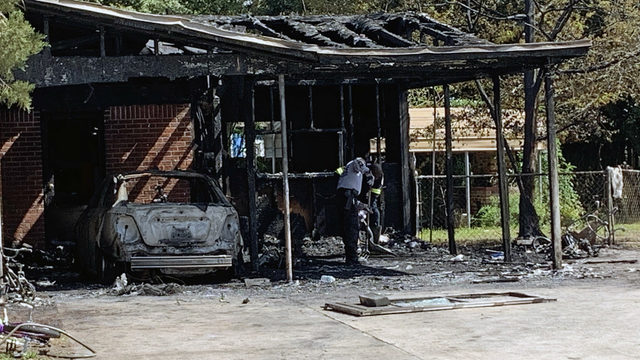 Family of 14 burned out of Westside home