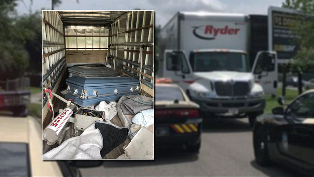 FHP stops stolen Ryder truck with caskets inside