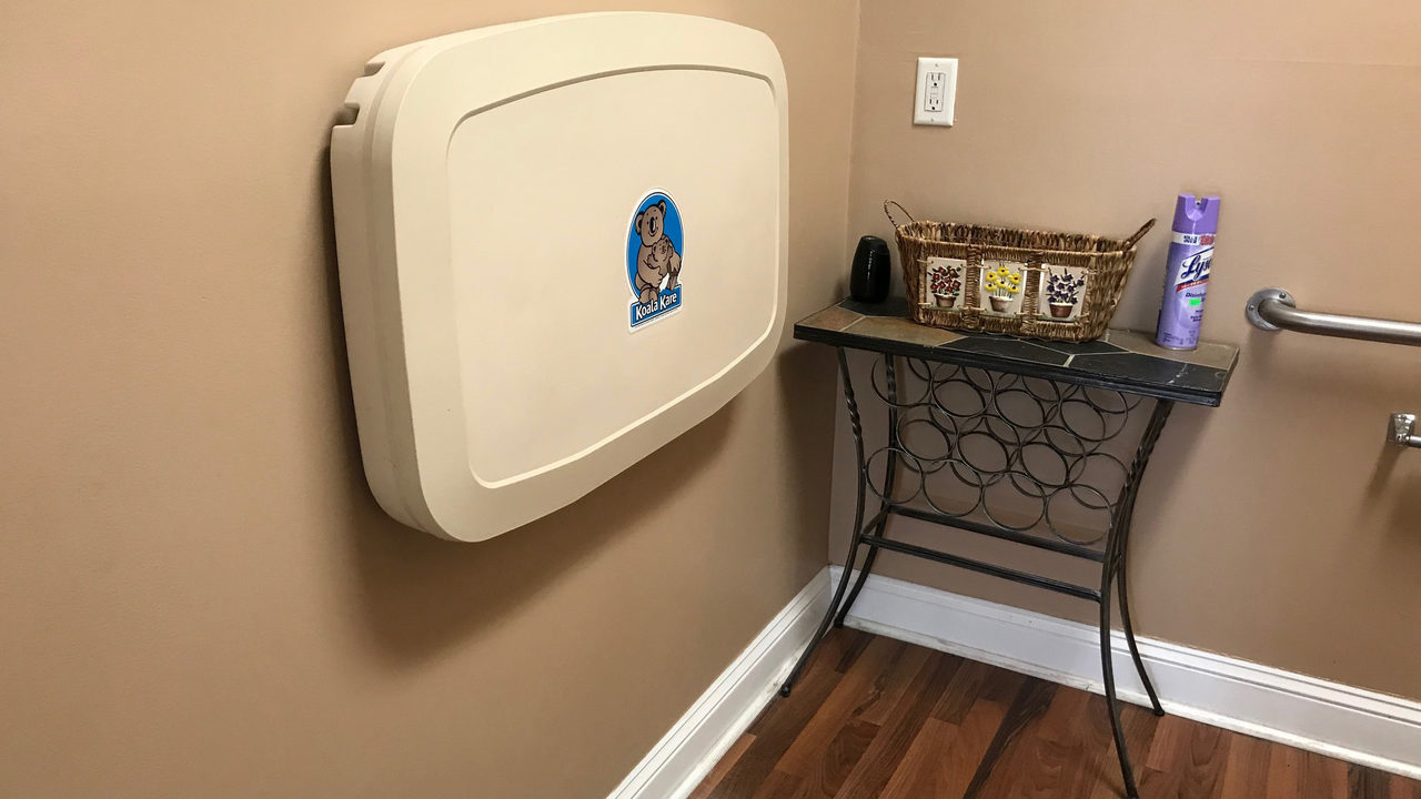 Pampers Installs Changing Table At Barber Thanks To Pampers Installs Changing Table At Barber Thanks To