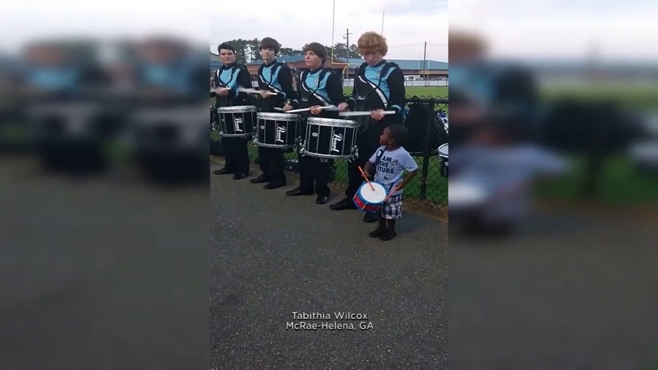 4-year-old goes viral over adorable drumline video - WJXT News4JAX